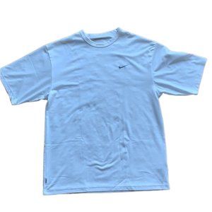 NIKE White Active Dri Fit Tee, size L